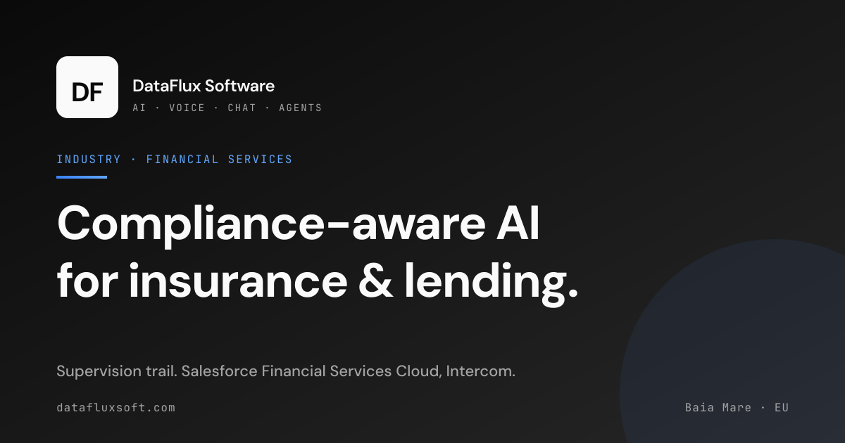 AI Agents & Chatbots for Financial Services | DataFlux Software